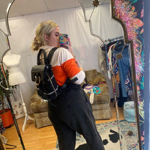 JW Anderson Mini Pierce Logo Backpack Black main image 7